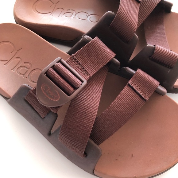 Chaco 8 Chillos Slide Sandals Slip On Adjustable JCH107820 men’s red burgundy - Picture 6 of 9